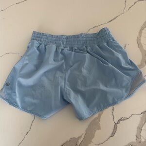 Lululemon Athletica Blue Athletic Shorts Lightweight Moisture-Wicking